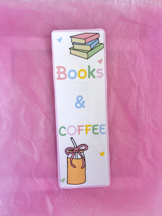 Books and Coffee Bookmark!