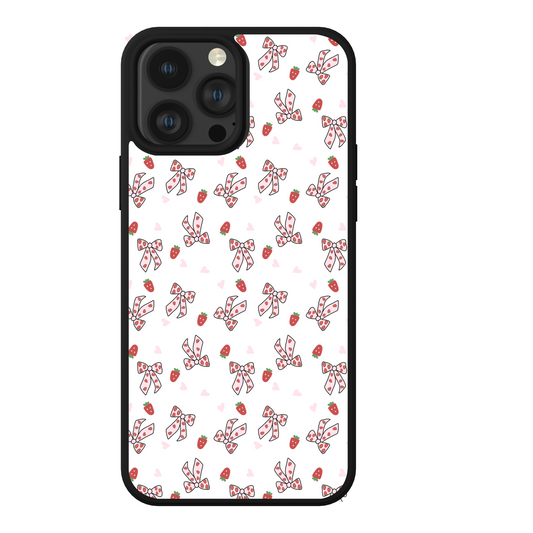 Strawberry Creme Iphone (Bows)