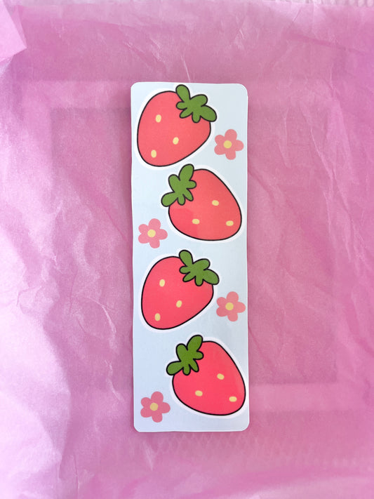 Strawberry Flower Bookmark!