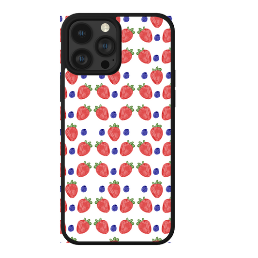 Strawberry Blueberry Pie Iphone Case